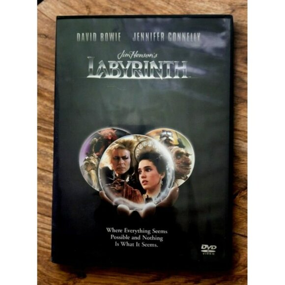 Jim Hensons Labyrinth DVD - Jennifer Connelly & David Bowie - Picture 1 of 3
